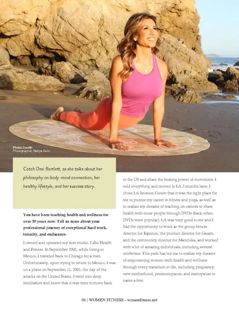 Women's Fitness Interview May 2024