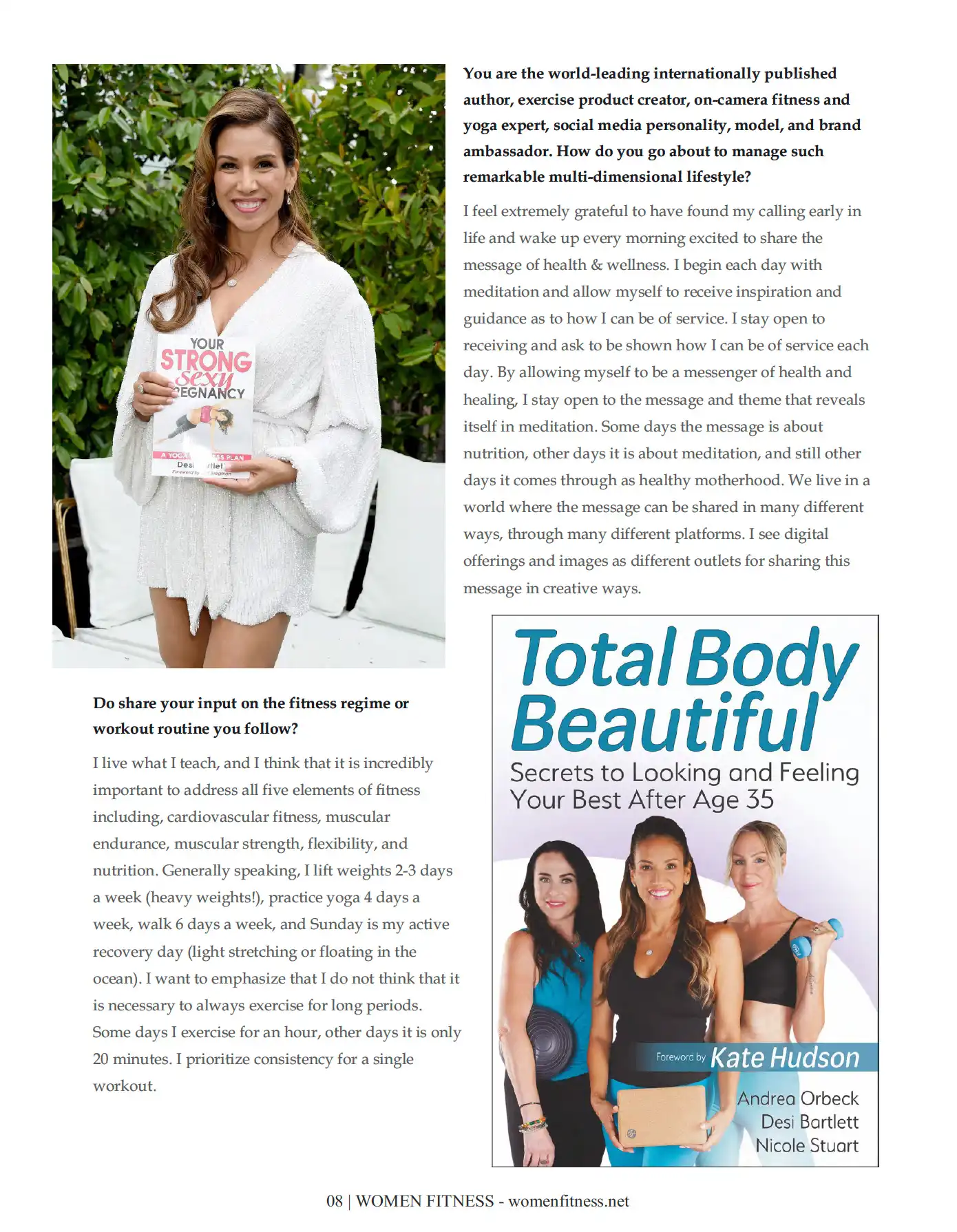Women's Fitness Interview May 2024